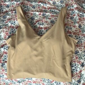 Athleta Transcend V-Neck Crop Sports Bra